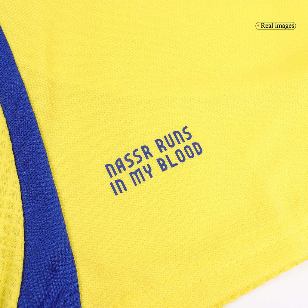 Ensemble maillot domicile Al Nassr 2024/25 pour enfants (maillot + short)