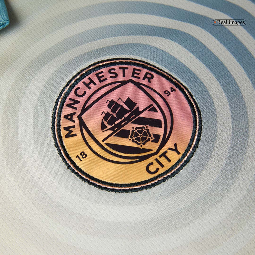 Manchester City DE BRUYNE #17 Fourth Away Soccer Jersey 2024/25 - Definitely City