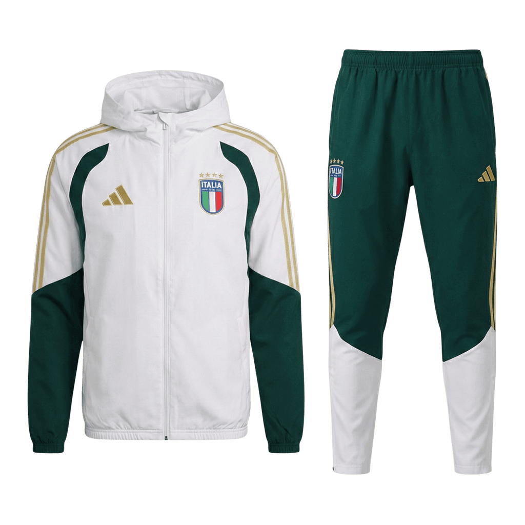 Italy Hoodie Training Kit 2026 - White (Top+Pants)