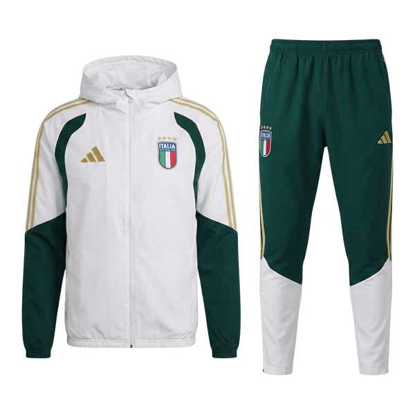 Italy Hoodie Training Kit 2026 - White (Top+Pants)