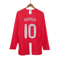 Manchester United ROONEY #10 Home Soccer Jersey Retro 2007/08 - Long Sleeve (UCL Final) - Football Shirt | SmartJerseys | Official Quality