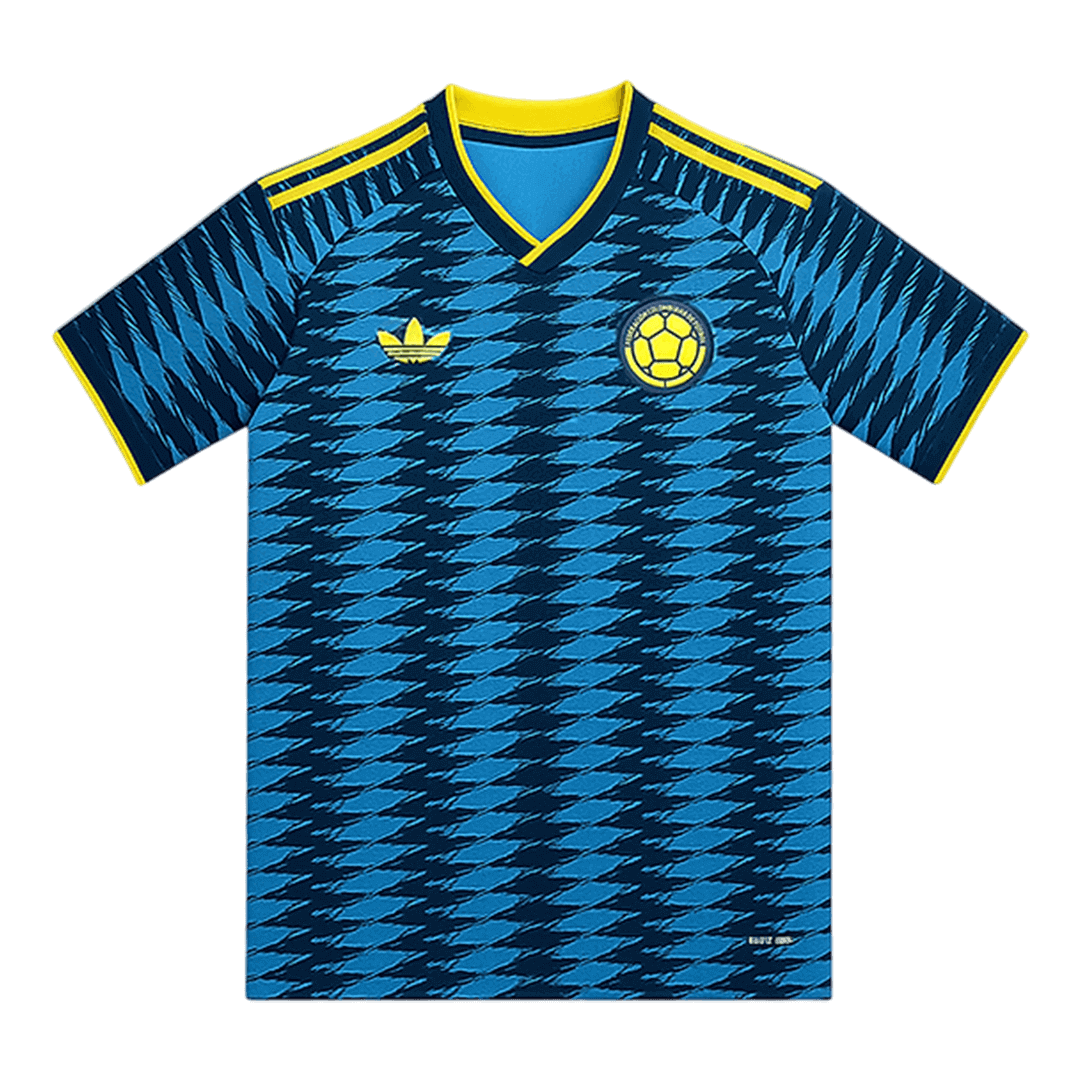 Colombia Away Soccer Jersey World Cup 2026 Blue - Football Shirt | SmartJerseys | Official Quality