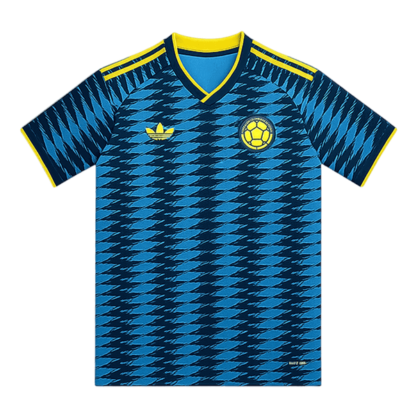 Colombia Away Soccer Jersey World Cup 2026 Blue - Football Shirt | SmartJerseys | Official Quality