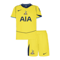 Kid's Tottenham Hotspur Third Soccer Jersey Kit(Jersey+Shorts) 25/26 Yellow - Football Shirt | SmartJerseys | Official Quality