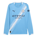 Manchester City Long Sleeve Home Soccer Jersey 2025/26 - Football Shirt | SmartJerseys | Official Quality