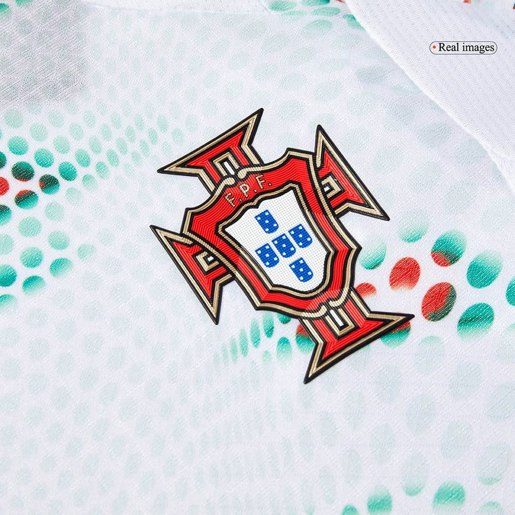 Portugal RONALDO #7 Away Soccer Jersey Authentic 2025
