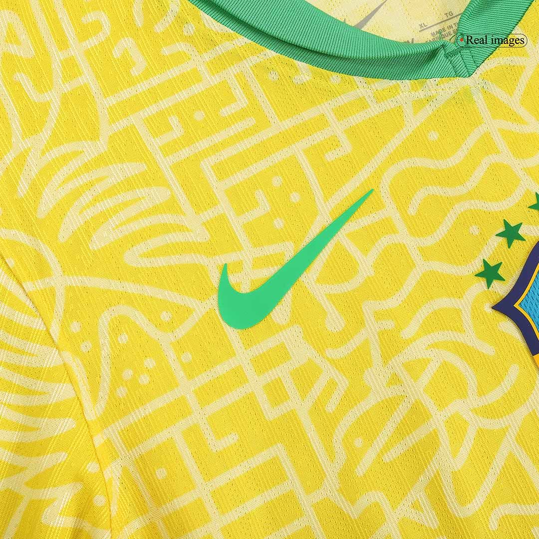Maillot domicile authentique du Brésil pour la Copa America 2024