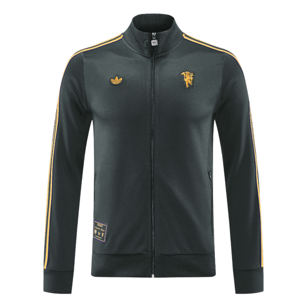 25/26 Manchester United Training Jacket Black - Football Shirt | SmartJerseys | Official Quality