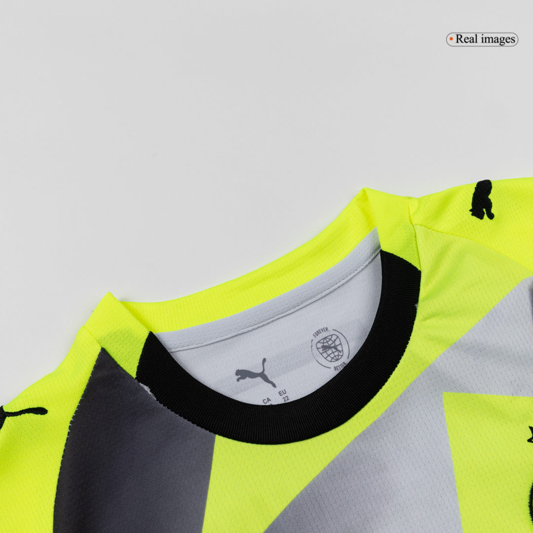 25/26 Kid's Borussia Dortmund Away Kit(Jersey+Shorts) Gray