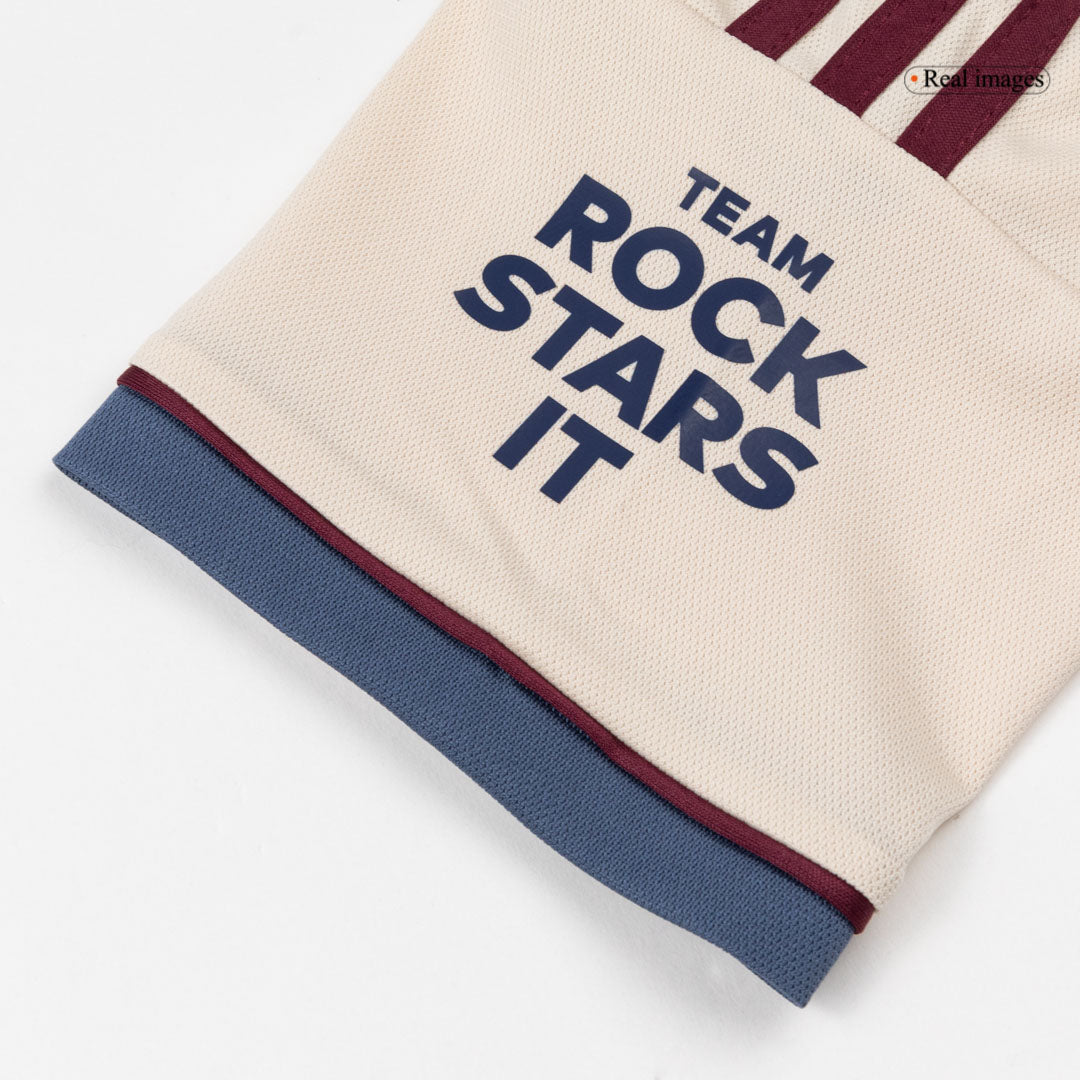 Camiseta de fútbol visitante del Ajax para niños, color blanco, talla 25/26