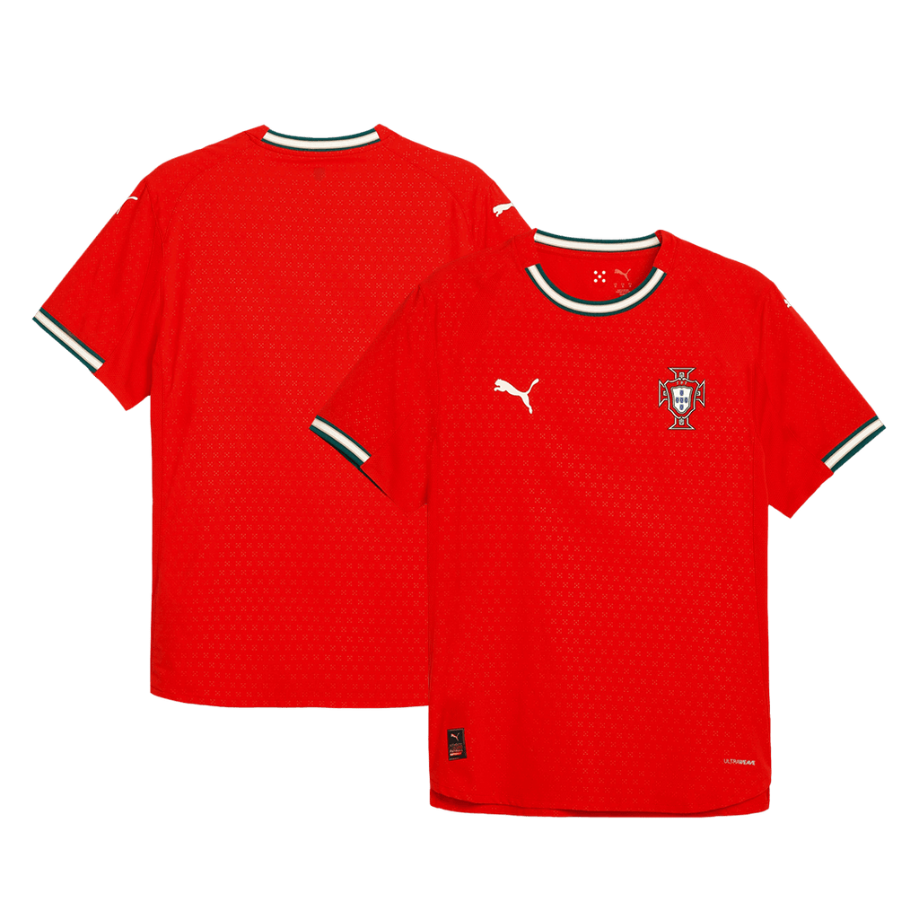 Maillot domicile authentique de l'équipe de football du Portugal 2025