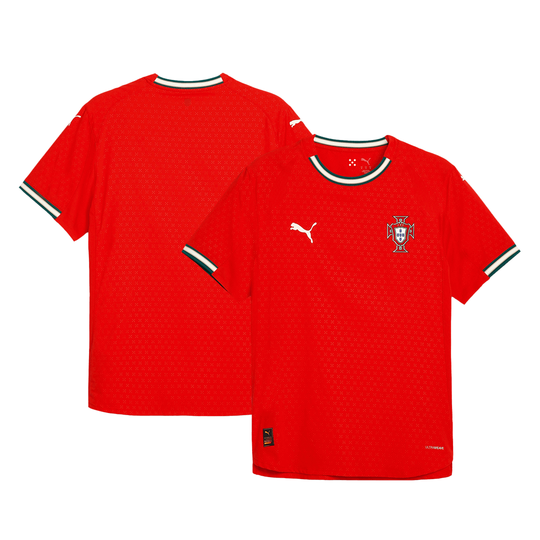 Maillot domicile authentique de l'équipe de football du Portugal 2025