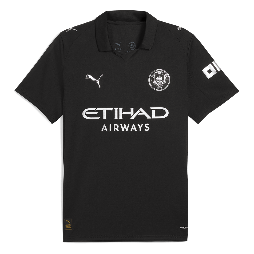 Manchester City REIJNDERS #4 Away Soccer Jersey 2025/26