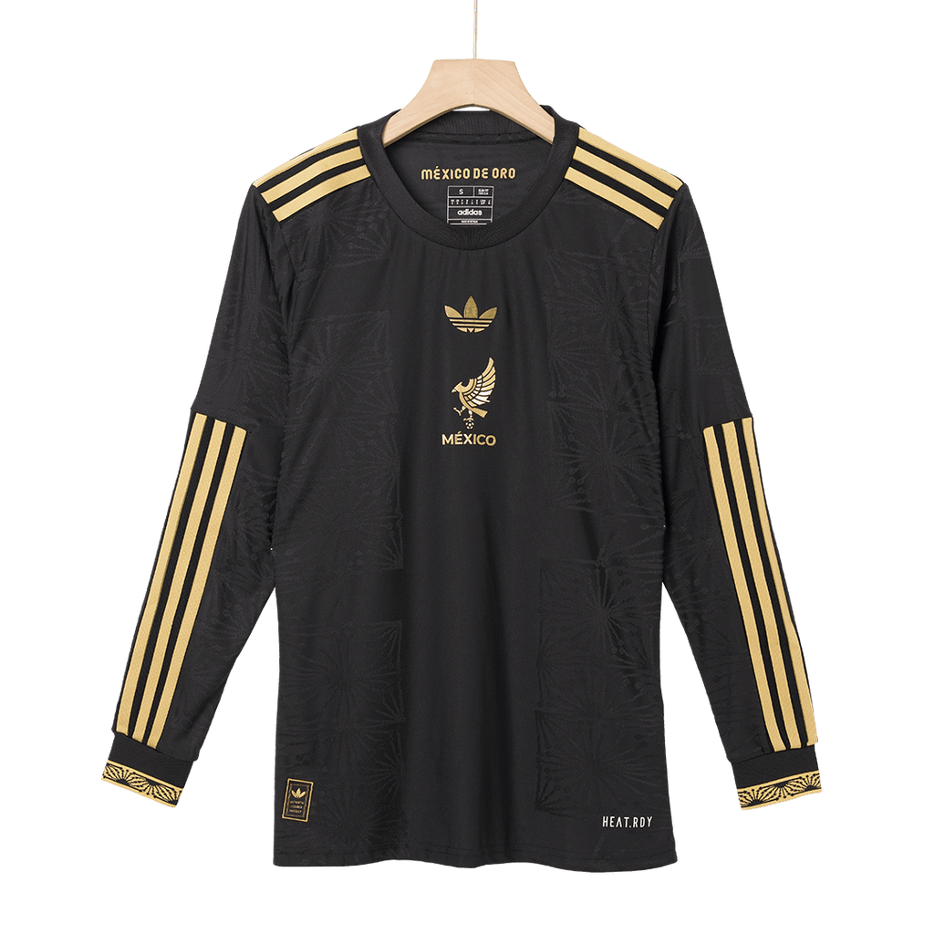 Camiseta de fútbol de visitante de manga larga de México 2025 - Copa Oro