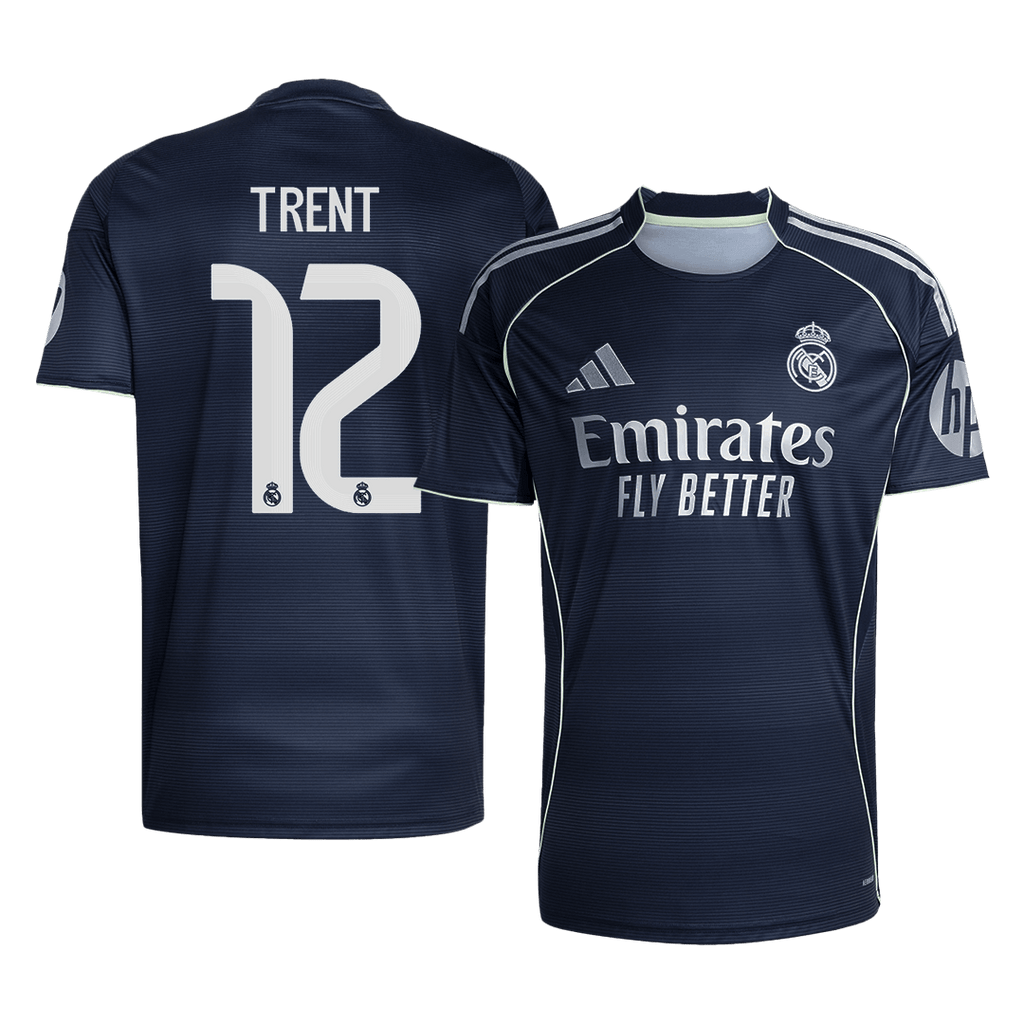 Real Madrid TRENT #12 Away Soccer Jersey 2025/26 - Football Shirt | SmartJerseys | Official Quality