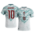 BERNARDO #10 Portugal Away Soccer Jersey World Cup 2026 White&Green
