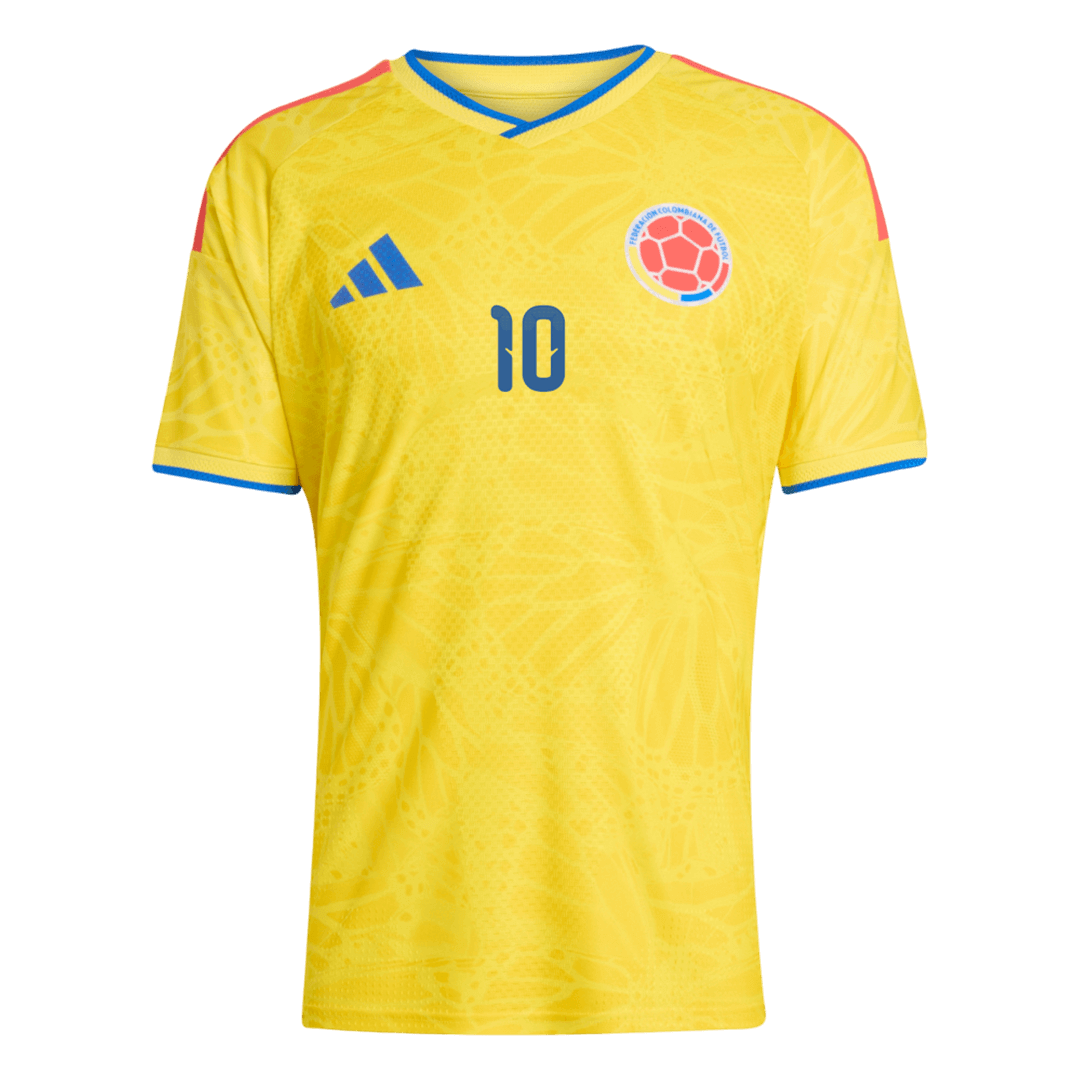 Colombia JAMES #10 Home Soccer Jersey Authentic 2026