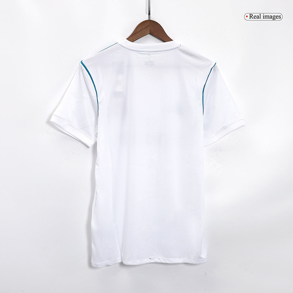 17/18 Real Madrid Home White Retro Jerseys Shirt(Player Version)