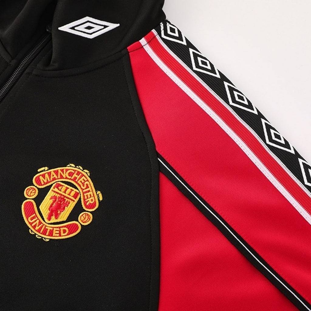 25/26 Manchester United Training Jacket Red&Black