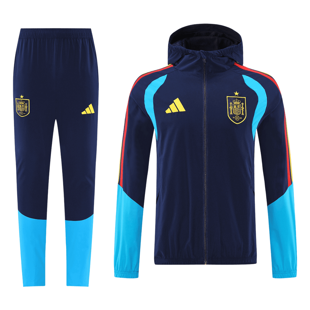 Spain Hoodie Training Kit 2026 - Blue&Black (Top+Pants)