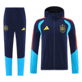 Spain Hoodie Training Kit 2026 - Blue&Black (Top+Pants)