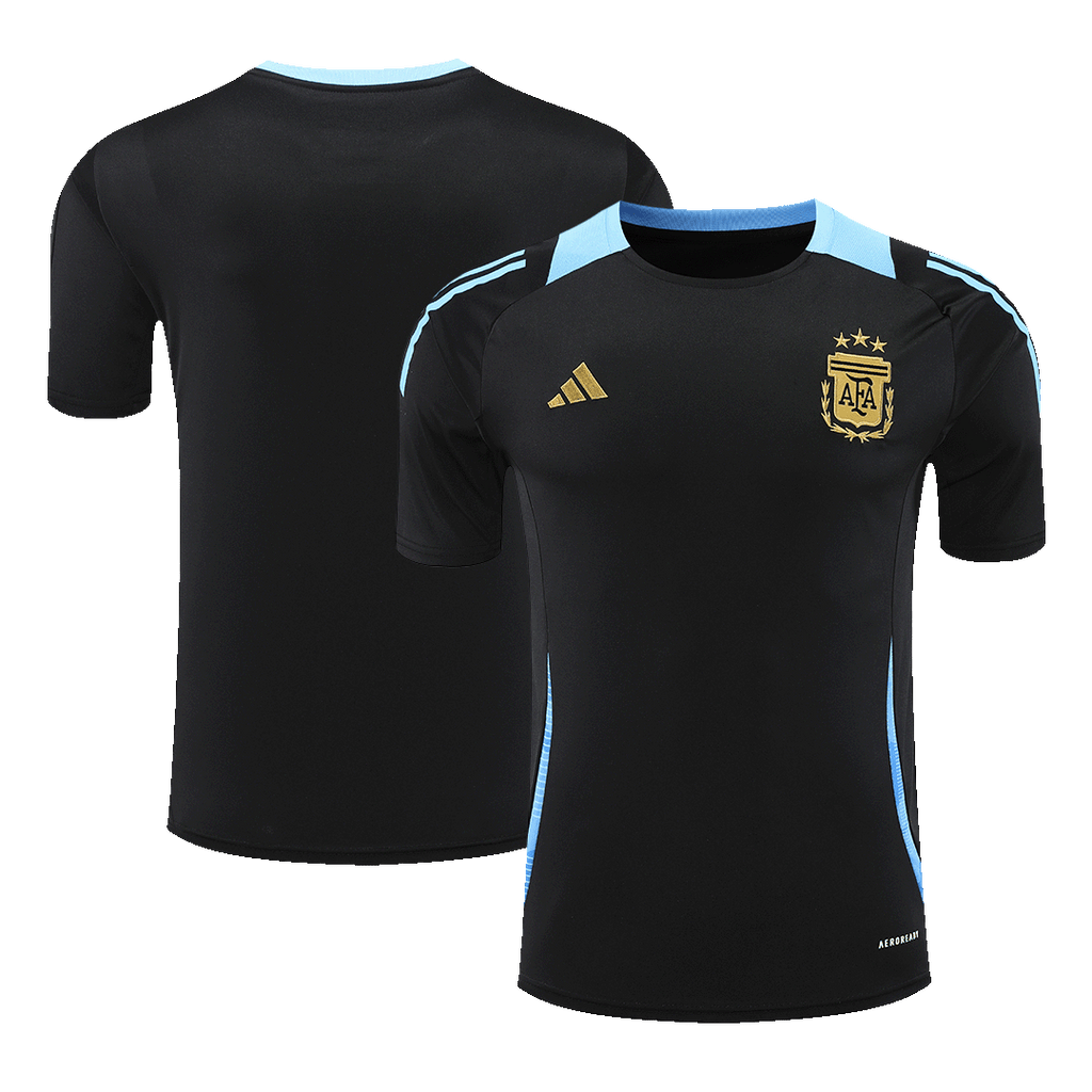 Camiseta de entrenamiento prepartido de Argentina para la Copa América 2024 - Negra