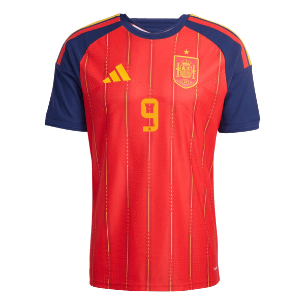 GAVI #9 Men Player Version Spain Home Soccer Jersey World Cup 2026 Red