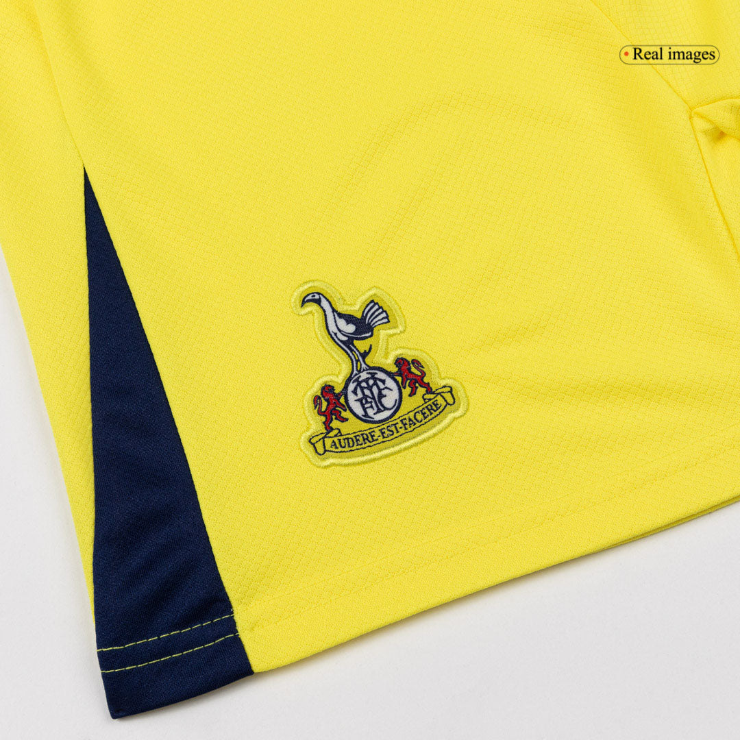 Kid's Tottenham Hotspur Third Soccer Jersey Kit(Jersey+Shorts) 25/26 Yellow
