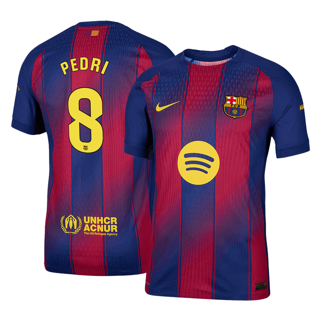 Barcelona PEDRI #8 Home Soccer Jersey Authentic 2025/26 - Football Shirt | SmartJerseys | Official Quality