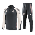 Real Madrid Sweatshirt Kit 2024/25 - Gray (Top+Pants) - Football Shirt | SmartJerseys | Official Quality