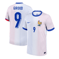 GIROUD #9 France Euro Away Soccer Jersey 2024 White - Football Shirt | SmartJerseys | Official Quality