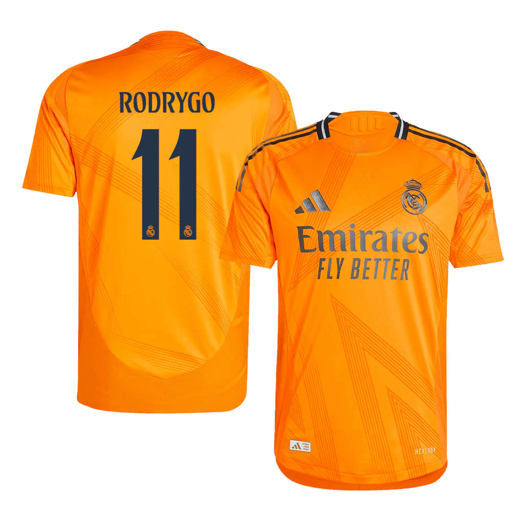 Real Madrid RODRYGO #11 Away Soccer Jersey Authentic 2024/25 - Football Shirt | SmartJerseys | Official Quality