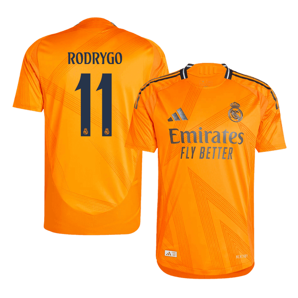 Real Madrid RODRYGO #11 Away Soccer Jersey Authentic 2024/25 - Football Shirt | SmartJerseys | Official Quality
