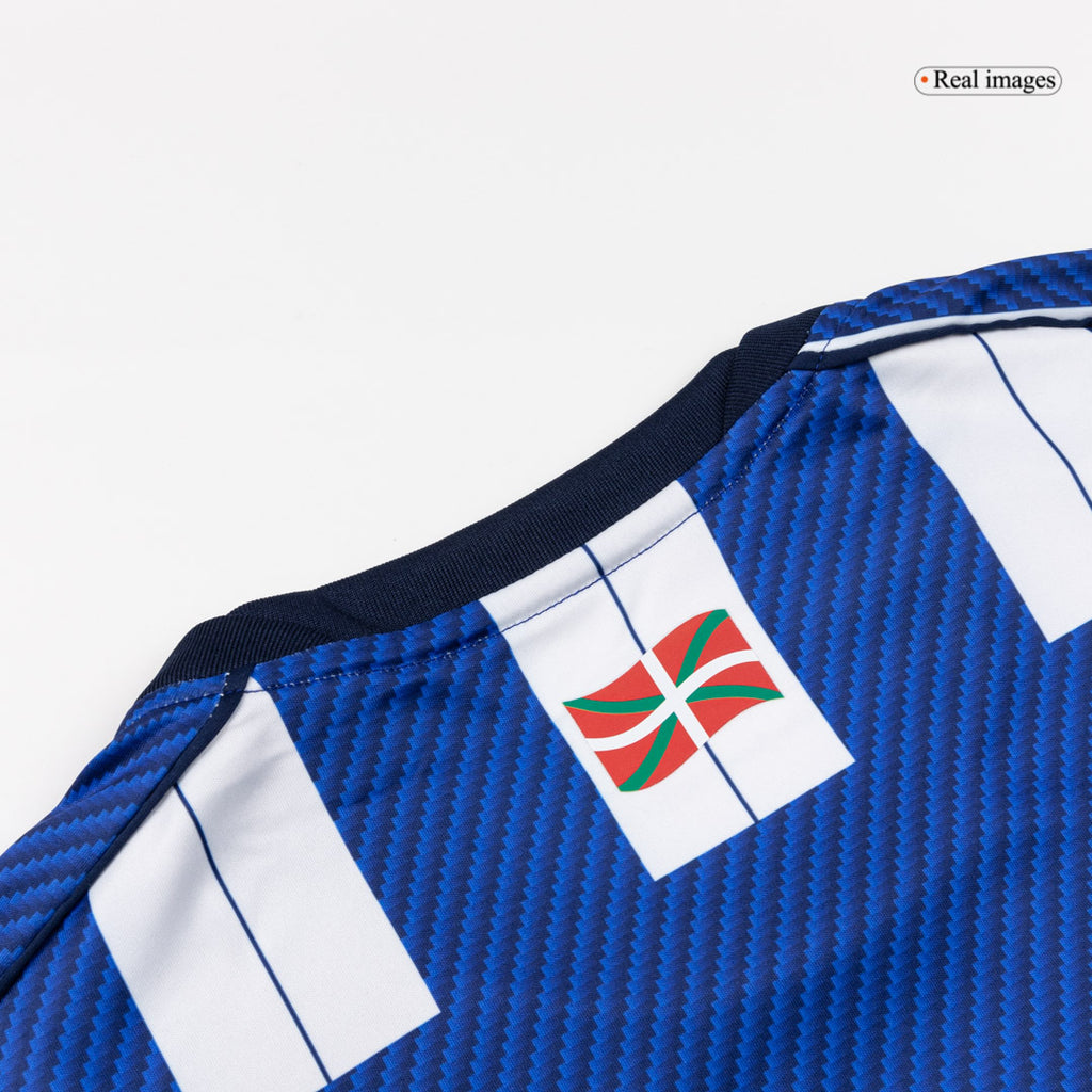 Maillot domicile de la Real Sociedad 2025/26