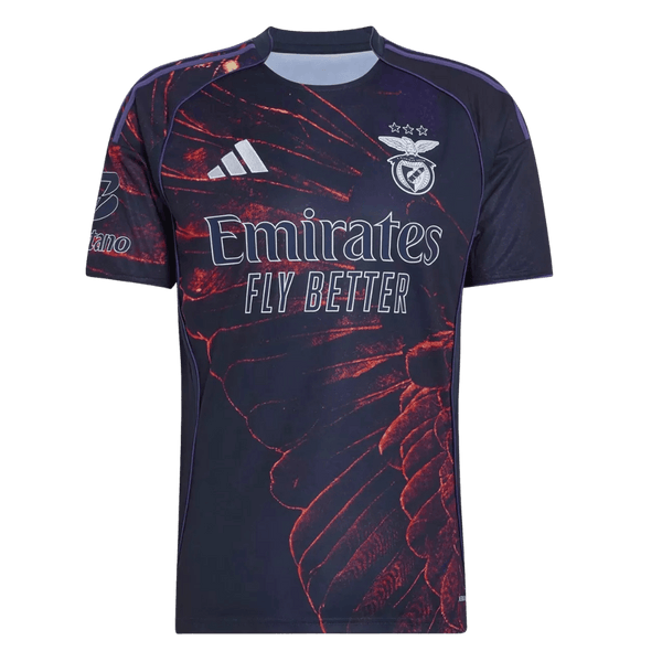 Benfica Fourth Away Soccer Jersey 2025/26