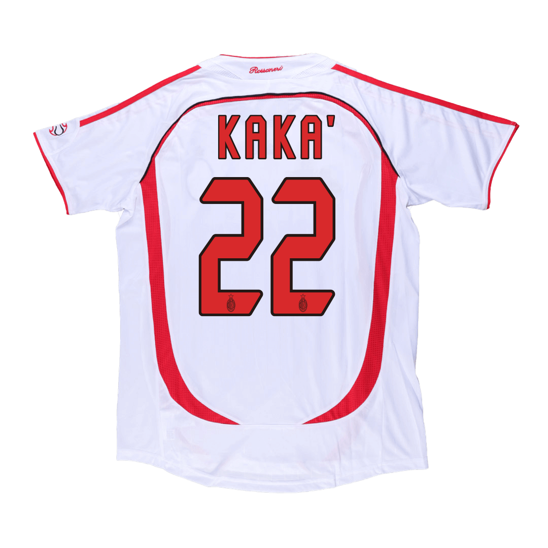 AC Milan KAKA' #22 Away Jersey Retro 2006/07-UCL - Football Shirt | SmartJerseys | Official Quality