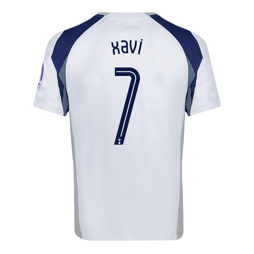 Tottenham Hotspur XAVI #7 Home Soccer Jersey 2025/26 - UCL Edition