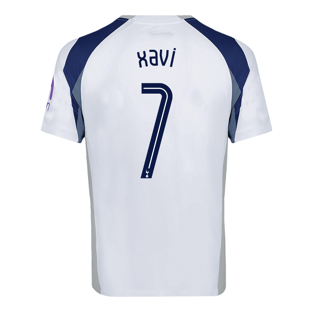 Tottenham Hotspur XAVI #7 Home Soccer Jersey 2025/26 - UCL Edition