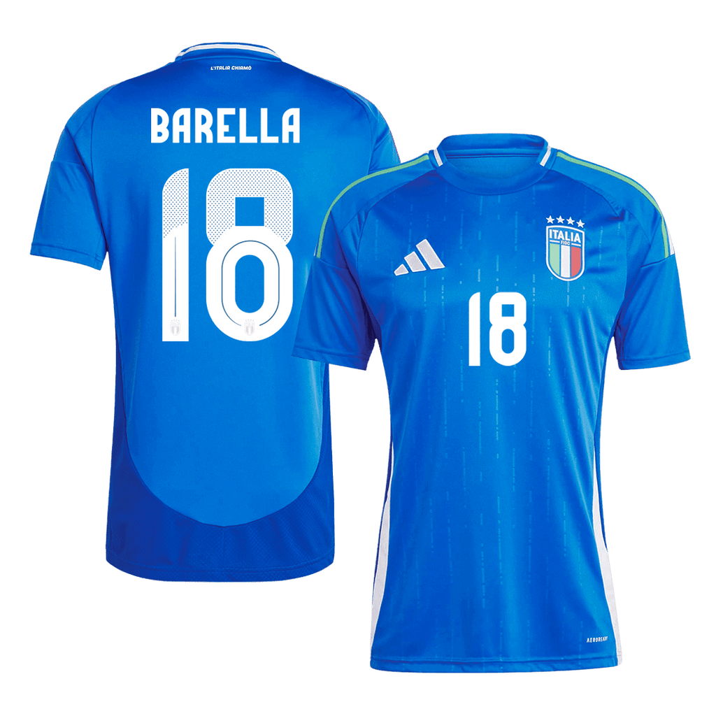 Italy BARELLA #18 Home Jersey EURO 2024 - Football Shirt | SmartJerseys | Official Quality