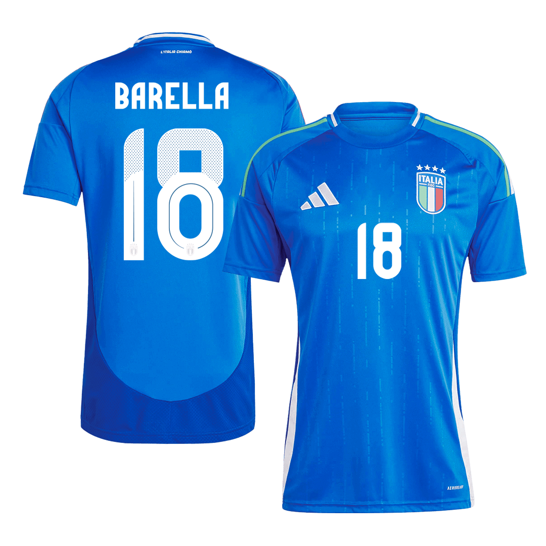 Italy BARELLA #18 Home Jersey EURO 2024 - Football Shirt | SmartJerseys | Official Quality