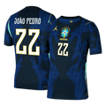 JOÃO PEDRO #22 Player Version Brazil Away Soccer Jersey World Cup 2026 Navy