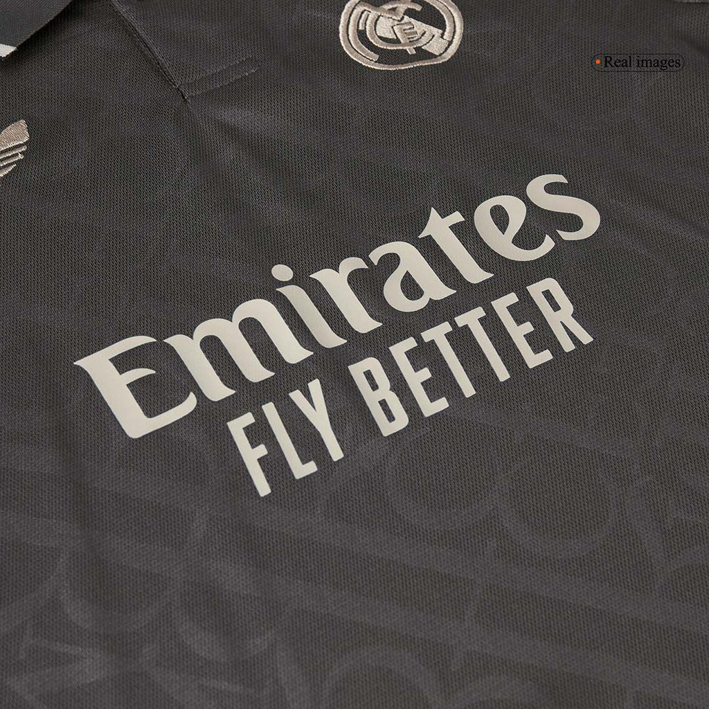 Real Madrid Third Away Soccer Jersey Kit 2024/25 Kids(Jersey+Shorts)