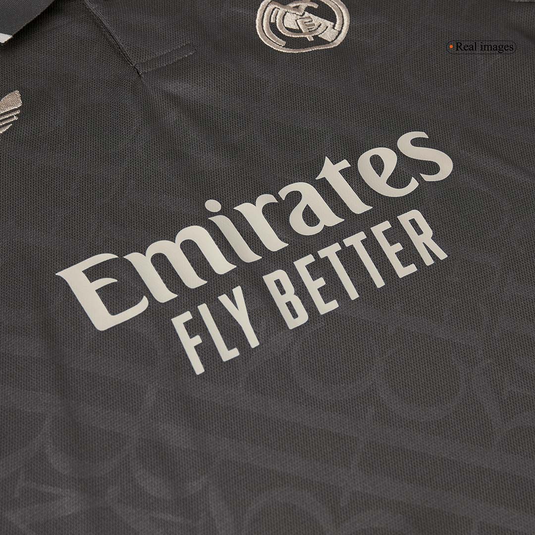 Real Madrid Third Away Soccer Jersey Kit 2024/25 Kids(Jersey+Shorts)