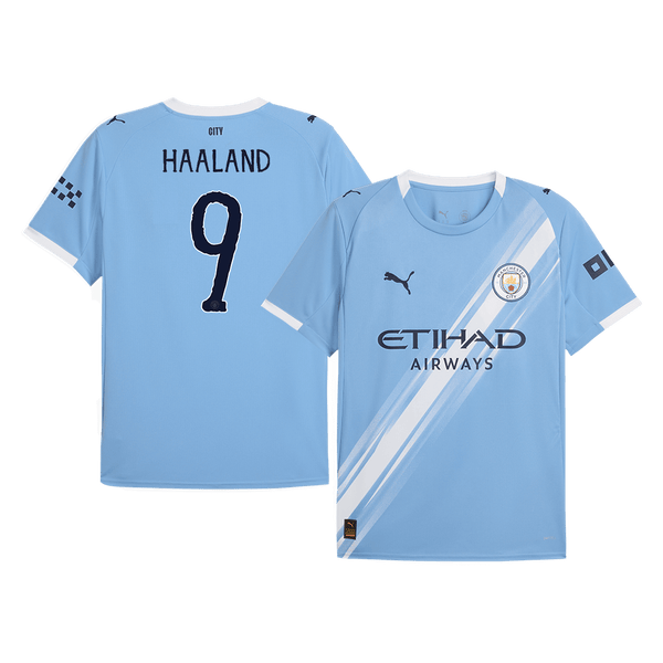 Manchester City HAALAND #9 Home Soccer Jersey 2025/26 - Football Shirt | SmartJerseys | Official Quality