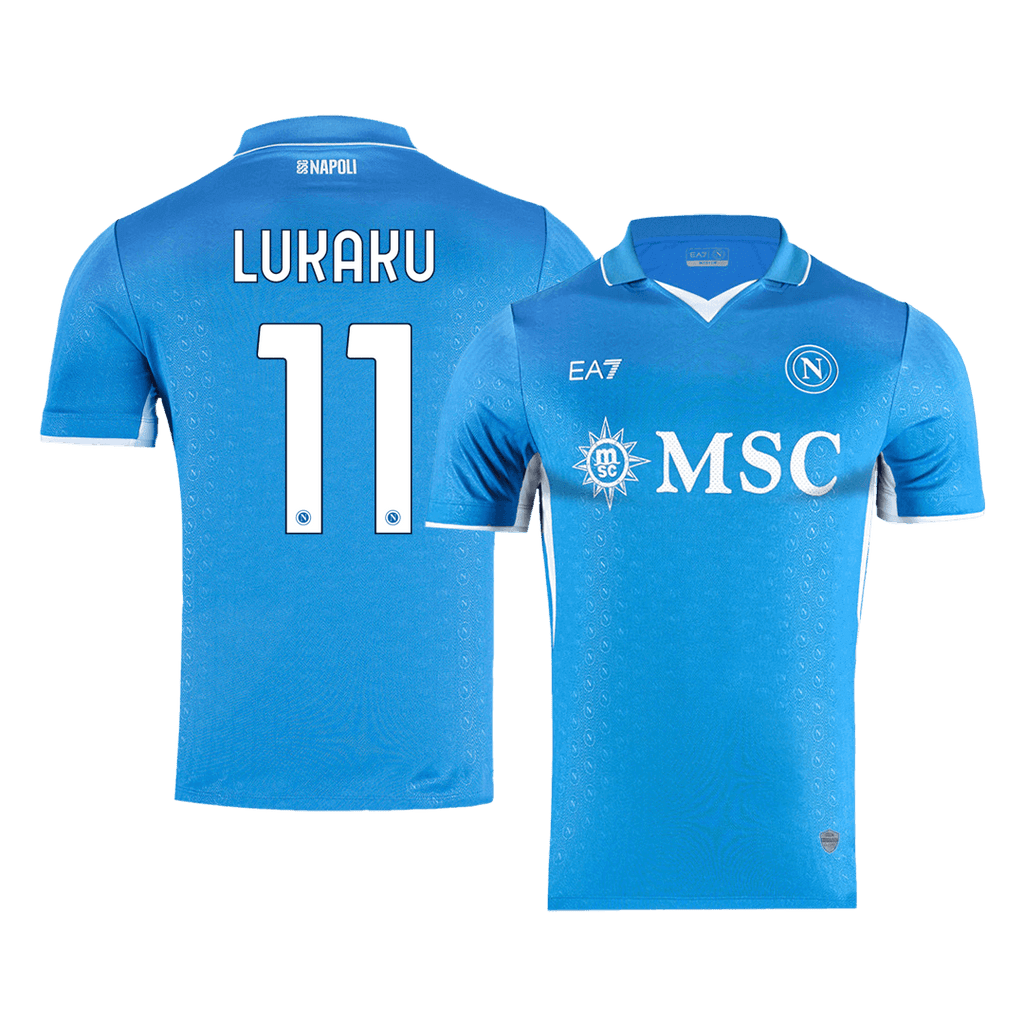 Napoli LUKAKU #11 Home Soccer Jersey Authentic 2024/25 - Football Shirt | SmartJerseys | Official Quality