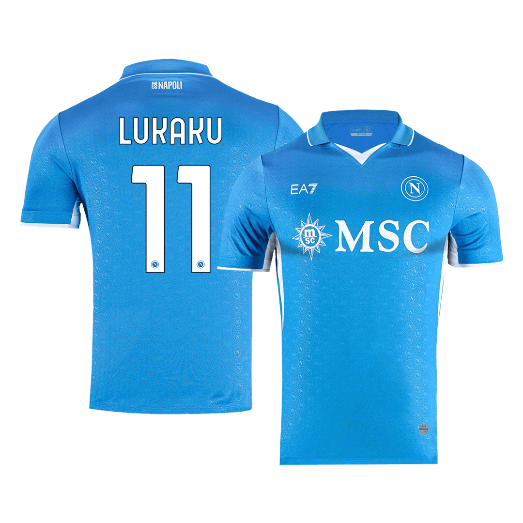 Napoli LUKAKU #11 Home Soccer Jersey Authentic 2024/25 - Football Shirt | SmartJerseys | Official Quality