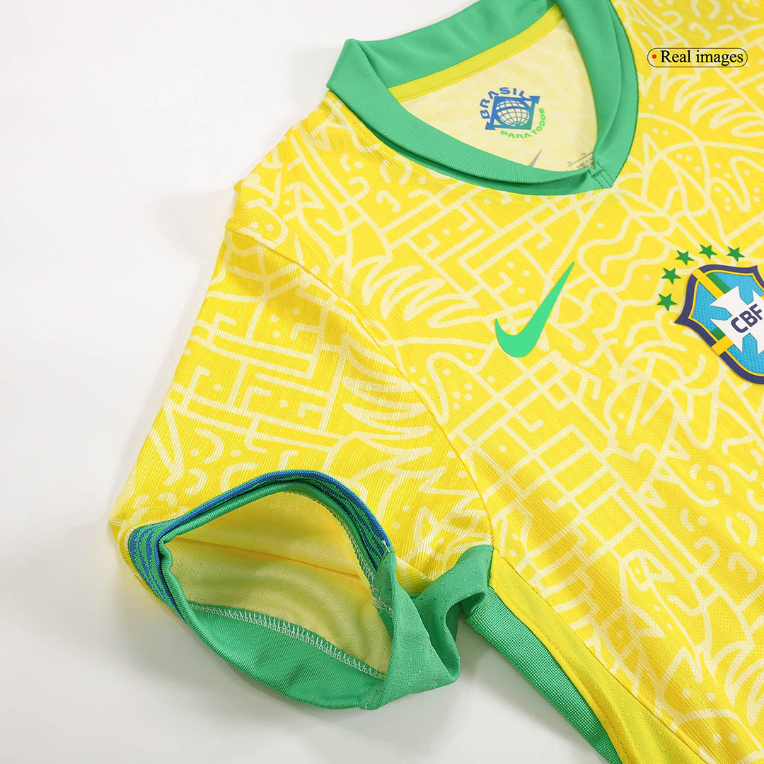 Maillot domicile authentique du Brésil pour la Copa America 2024
