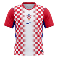 Maillot domicile de la Croatie pour la Coupe du Monde 2026, rouge et blanc