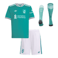 Kid's Liverpool Third Kit(Jersey+Shorts+Socks) 25/26 Green - Football Shirt | SmartJerseys | Official Quality