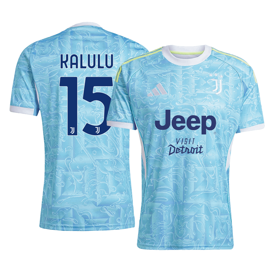 Juventus KALULU #15 Away Soccer Jersey 2025/26 - Football Shirt | SmartJerseys | Official Quality